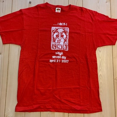 Vintage U-High University High School Service Day I Did It! 2007 T-Shirt Size L