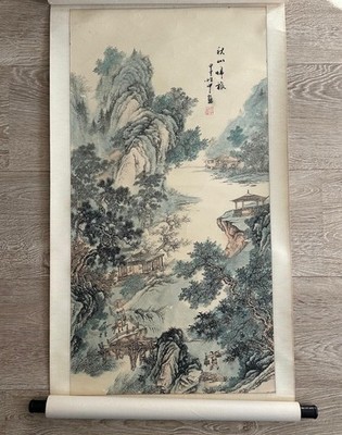 Wall decoration - ''shan shui'' (mountain and water) - China - Lovly Hanging Scrol