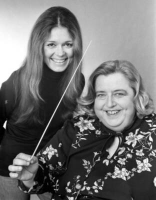 Gloria Steinem & Opera Conductor Sarah Caldwell 2 Old Dance Ballet Photo