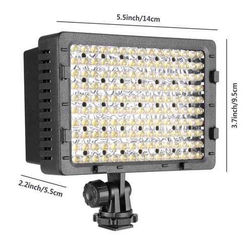 Neewer 160 LED CN-160 Dimmable Ultra High Power Panel Digital Camera Light - Picture 7 of 8