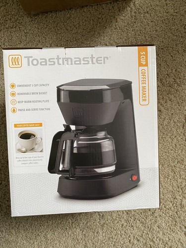 Toastmaster 5 Cup Coffee Maker New In 