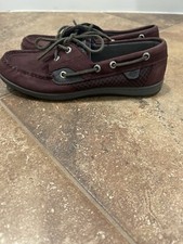 Sperry Womens Koifish Grape Top Sider Boat Shoes STS81356 Lace Up LowTop Size7.5