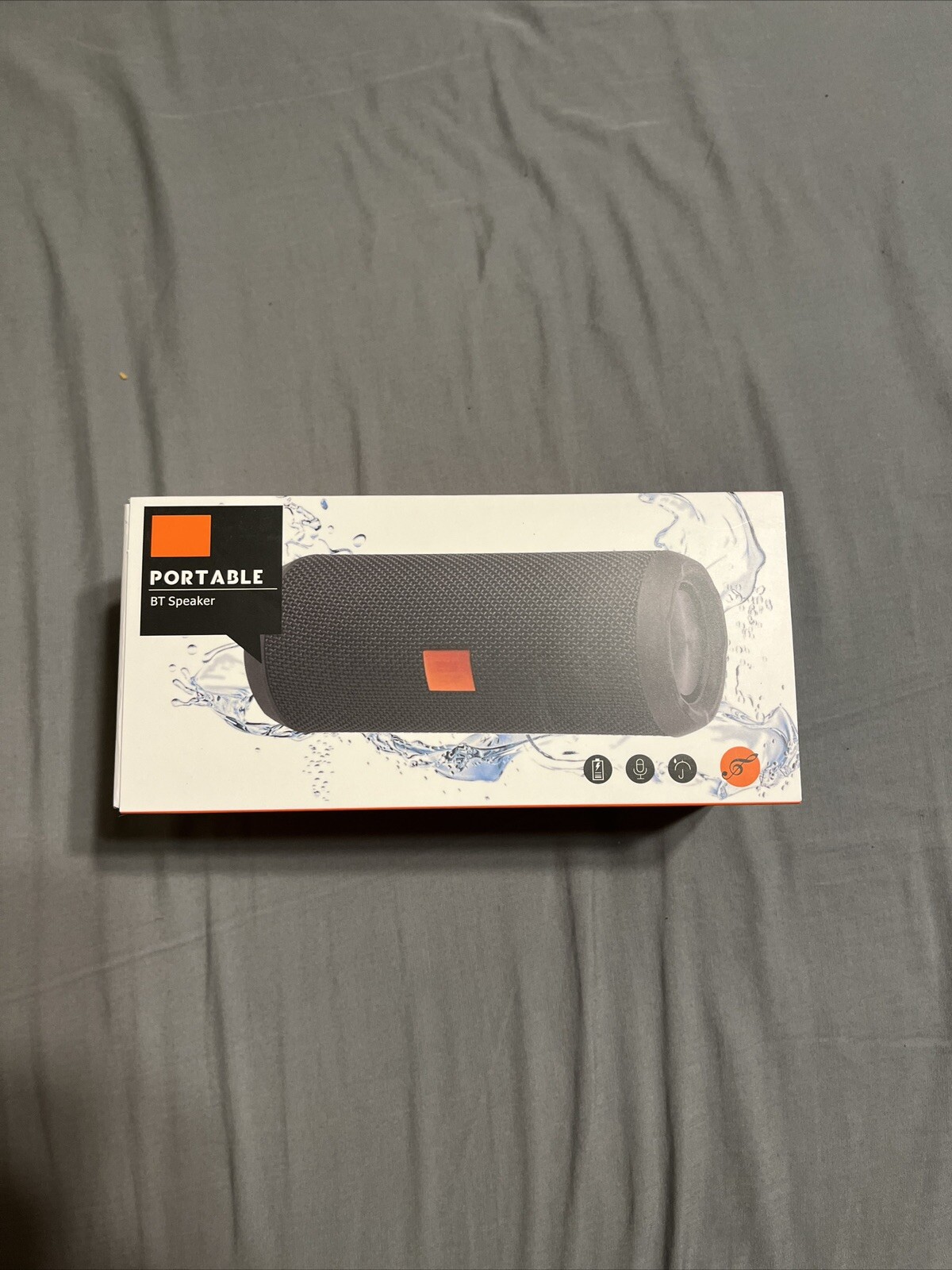 portable bluetooth Waterproof speaker(black)-image