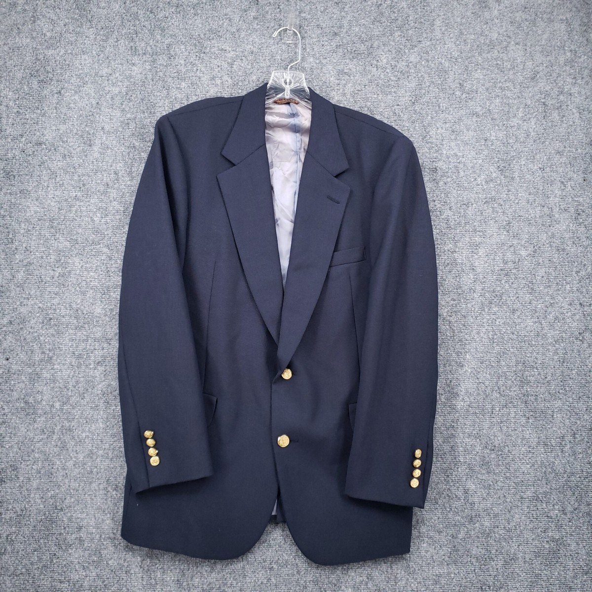 VINTAGE Nordstrom Sport Coat Mens 40 Regular Blue Wool VINTAGE Nordstrom Sport Coat Mens 40 Regular Blue Wool