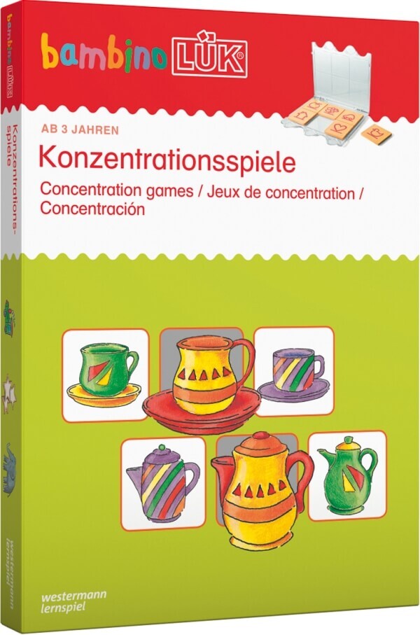 Bambinolük Set Konzentrationsspiele, Sondereinband, Von 3 - 5 Jahren