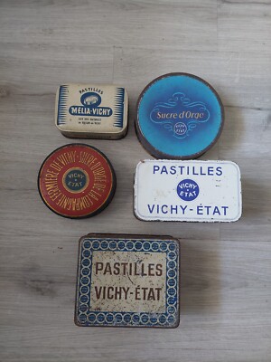 KONVOLUT WERBEDOSEN PASTILLEN VICHY 1