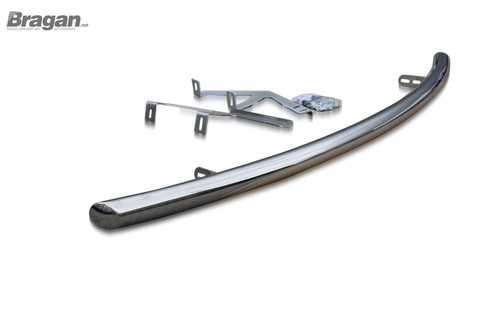 Barra de alerón + LED delgados para adaptarse a Mercedes Sprinter 2018 + furgoneta de accesorios de acero inoxidable - Imagen 8 de 9