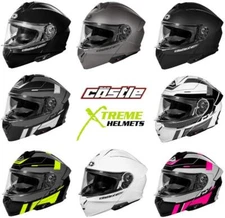 Castle X CX935 Helmet Modular Flip Up Inner Shield Moisture Wicking DOT XS-5XL