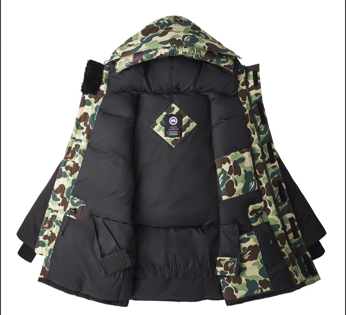 BAPE x Canada Goose x Concepts Expedition Jacket Medium New