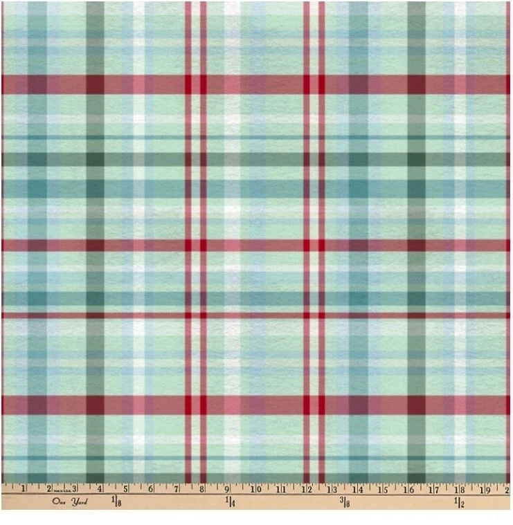 Plaid Fleece By The Yard