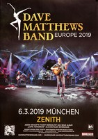 Dave Matthews Band - Live !, MüNchen 2019 | Konzertplakat | Poster