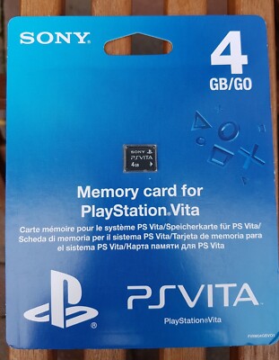 SONY PS VITA OFFIZIELLE 4GB MEMORY CARD ORIGINAL PLAYSTATION VITA PLAYSTATION NEU