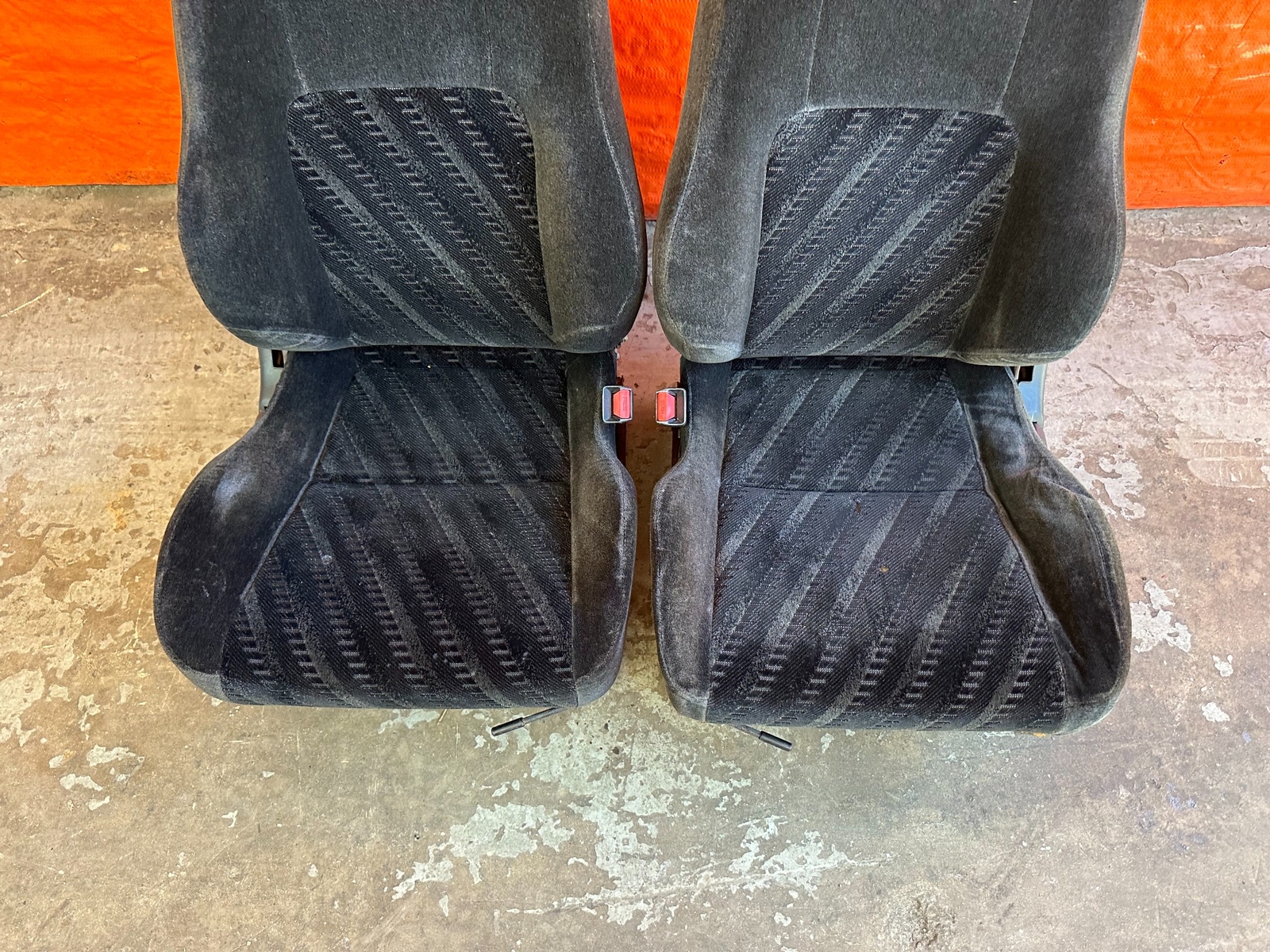 9901 HONDA PRELUDE FRONT SEAT SET DRIVER LEFT PASSENGER RIGHT SEATS OEM 210 eBay