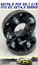Adatto per Subaru Forester 2018 in poi distanziali cerchi in lega da 15 mm centrati 5x114,3 56,1 x 2
