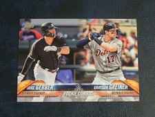 2018 Topps Update Baseball ROOKIE COMBOS US36 Mike Gerber Grayson Greiner