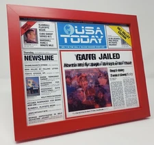 Back to the Future 2 - Biff Marty transition Jailed Photo Reproduction Prop 8x10