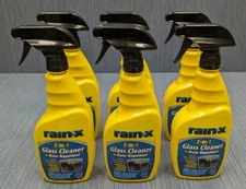 Lot of 6 x Rain-X 5071268 2 in 1 Glass Cleaner + Rain Repellent 23 fl oz