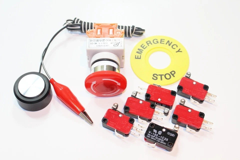 CNC Router Electronics Accessories Touch Plate, E-Stop, Limit Switches New