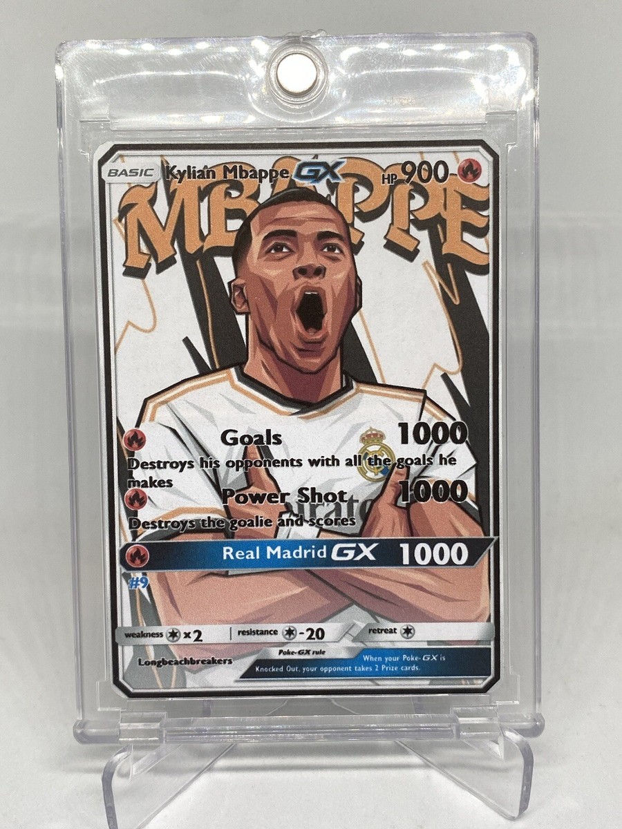 Kylian Mbappe Pokémon Card Full Art Real Madrid