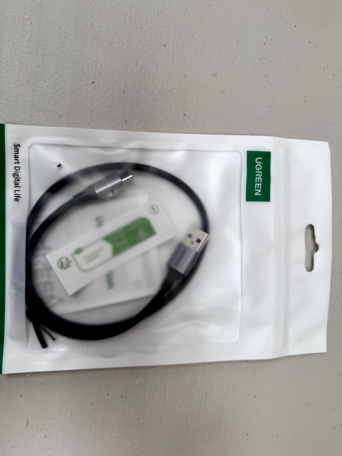 Ugreen USB 3.0 Type C Cable QC3.0 Quick Charge Data. 0.5m image 2
