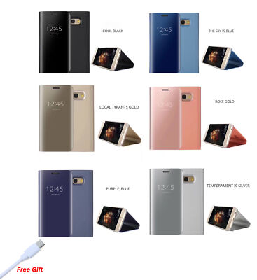 For HUAWEI Y9PRIME-2019 Y6pro MATE40 Vertical stand mirror case with a cable