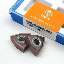 ZIMI 100% genuine WNMG080404-MS MM25 WNMG431 Stainless steel turning insers 10pc
