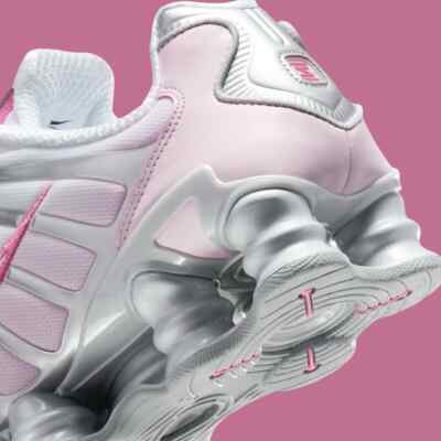 Nike Shox TL Women's Size 8.5 MTLC Platinum/Pink Sicle HV2520-001