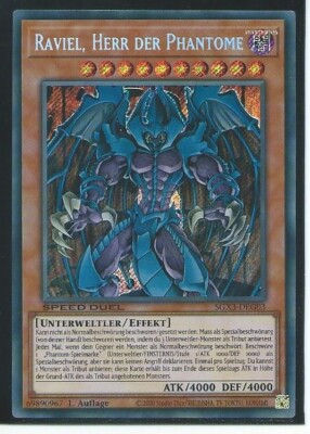 YUGIOH RAVIEL HERR DER PHANTOME GX3-DEG03 SPEED DUEL GX DUELISTS OF SHADOWS