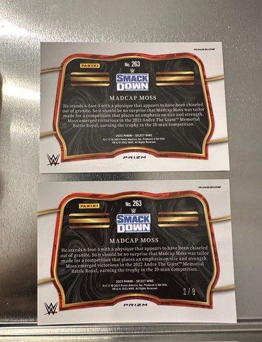 2023 WWE Select Tmall Red Wave + Lucky Envelope /8 MADCAP MOSS Ringside No. 263 - Picture 2 of 2