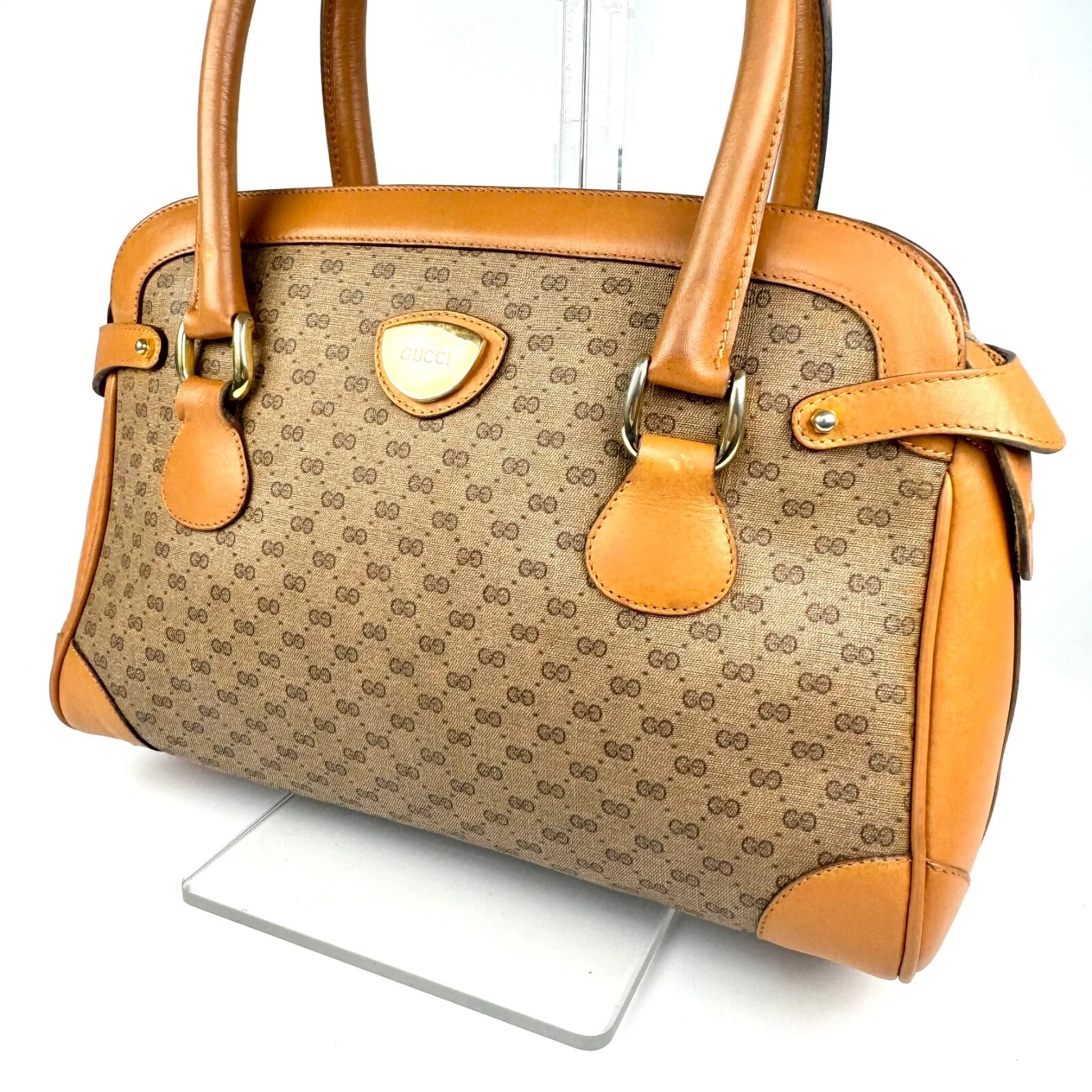 Sac à main vintage GUCCI GG PVC 0003