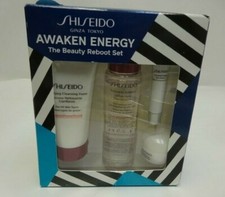 Shiseido Awaken Energy The Beauty Reboot Set Cleansing, Softener, Eye Definer