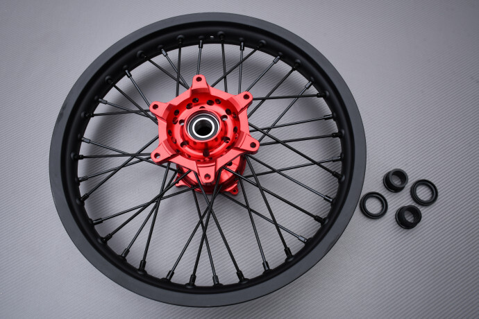 Roue Enduro arrière 2.15x18 HONDA CR 250 R 2003 2004 2005 2006 moto cross rouge