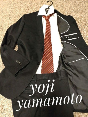 AAR Durban Yohji Yamamoto Business Suit Black Stripe track suit setup Black 3