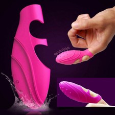 Finger Vibrator G-spot Clit Massager Stimulator Sex Toys for Women