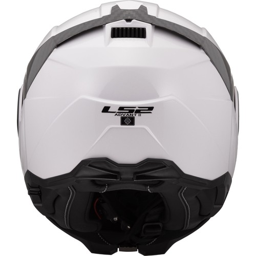 Motorcycle Helmet XS - LS2 FF910 Advant 2 II Solid Flip-Up Helmet - White - Picture 2 of 8