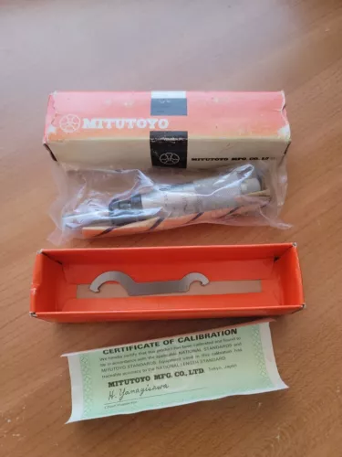 NEW Mitutoyo Micrometer Head 110-112  0-.05" Range  Mic Head, 0-.050/.000005