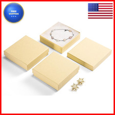 Mesha Jewelry Gift Boxes 3.5X3.5X1 Inch 20 Pcs Matte Small Gift Lids Small