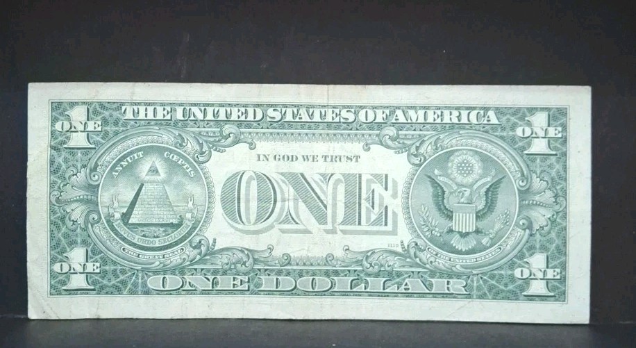 1963 B $1 Joseph Barr One Dollar Bill Federal Reserve Note New York 