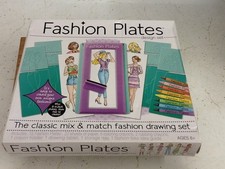 2015 Fashion Plates Design Set Kahootz NEW IN BOX COMPLETE Mix and Match Fashion
