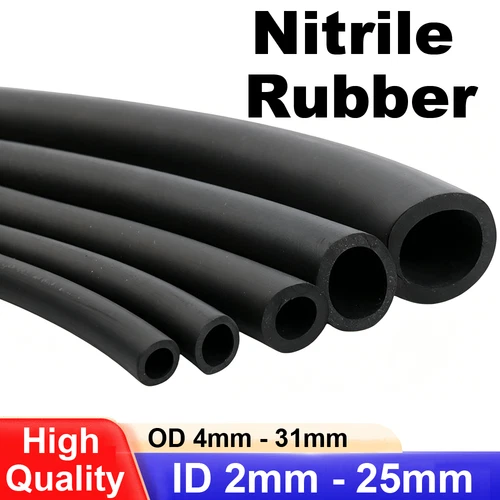 Nitrile Rubber Smooth Fuel Tube 2-25mm Petrol Diesel Oil Line Hose Pipe Tubing