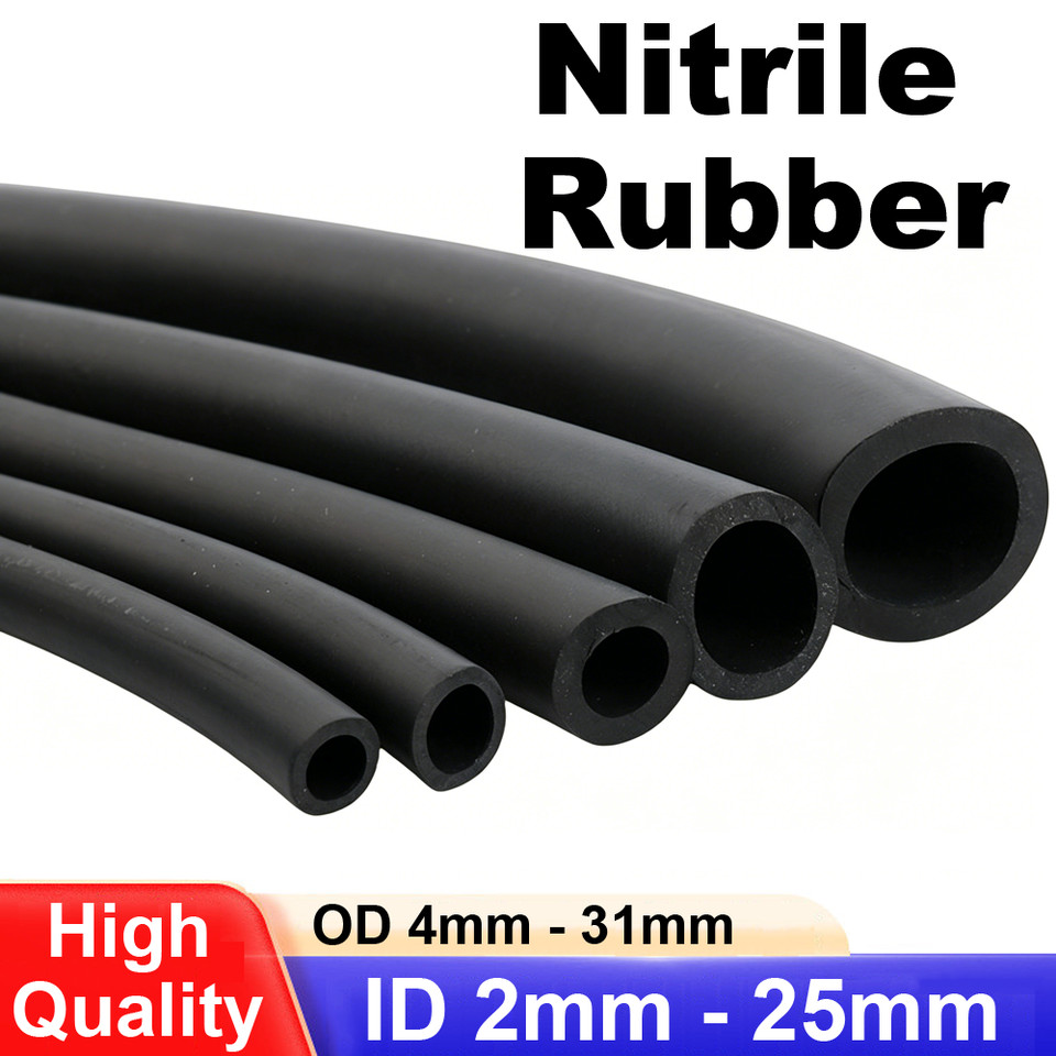 Nitrile Rubber Smooth Fuel Tube 2-25Mm Petrol Diesel Oil Line Hose Pipe Tubing