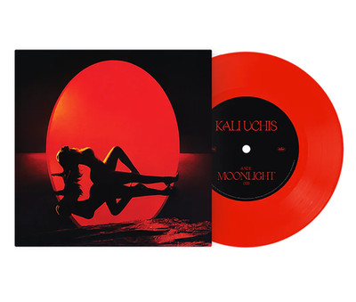 Kali Uchis VINILO 7'' ROJO RUBI Moonlight + Isolated Vocals NUEVO Limitado