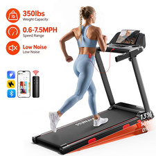Treadmill for Home 350 lbs Weight Capacity, Folding Walking pad with 13 Incline