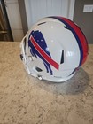 Keon Coleman Signed Bills Full Size Replica Helmet Beckett Witness COA — photo 4