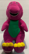 Vintage 1996 Talking Barney Plush 71245 Playskool Hasbro Tested Working