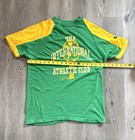 VTG 80’s Champion T-shirt International Athletic Club Racquetball Size L Green — photo 6