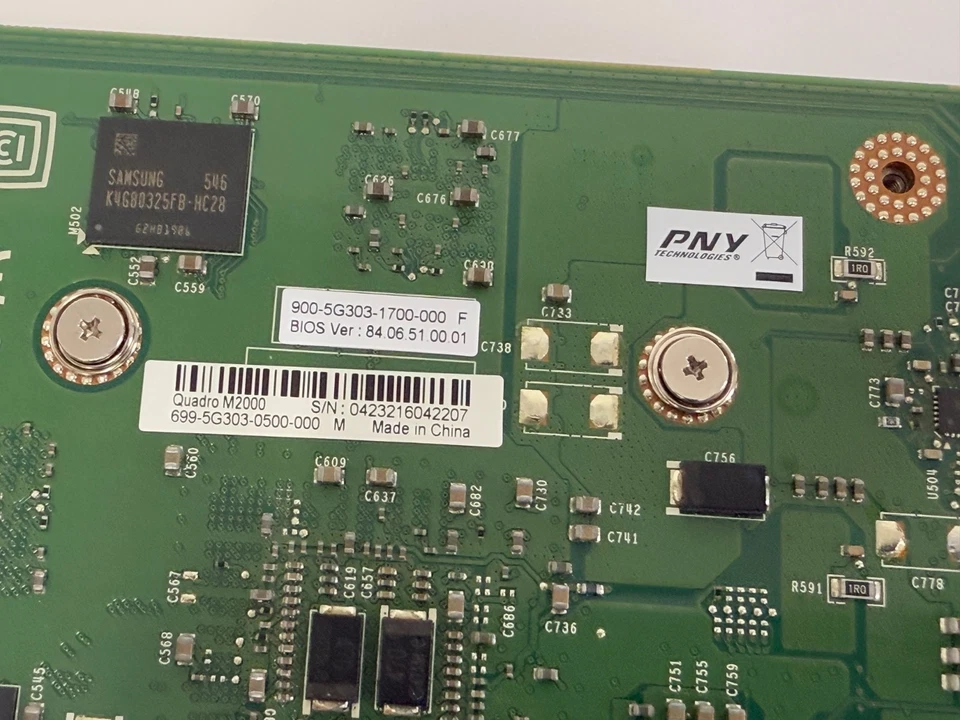 NVIDIA Quadro M2000 4GB GDDR5 PCIe Graphics Card 699-5G303-0500-000 . - Image 2 of 4