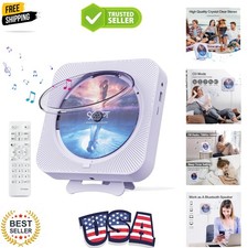 Portable CD Player with Bluetooth Desktop CD Player for Home CD Music Players...