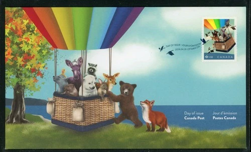 CANADA 2024 FIRST DAY COVER, CANADA POST COMMUNITY FOUNDATION !! L181