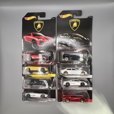 HOT WHEELS LAMBORGHINI 8 DIECAST 1:64 CAR SET - 2016 WALMART EXCLUSIVE 